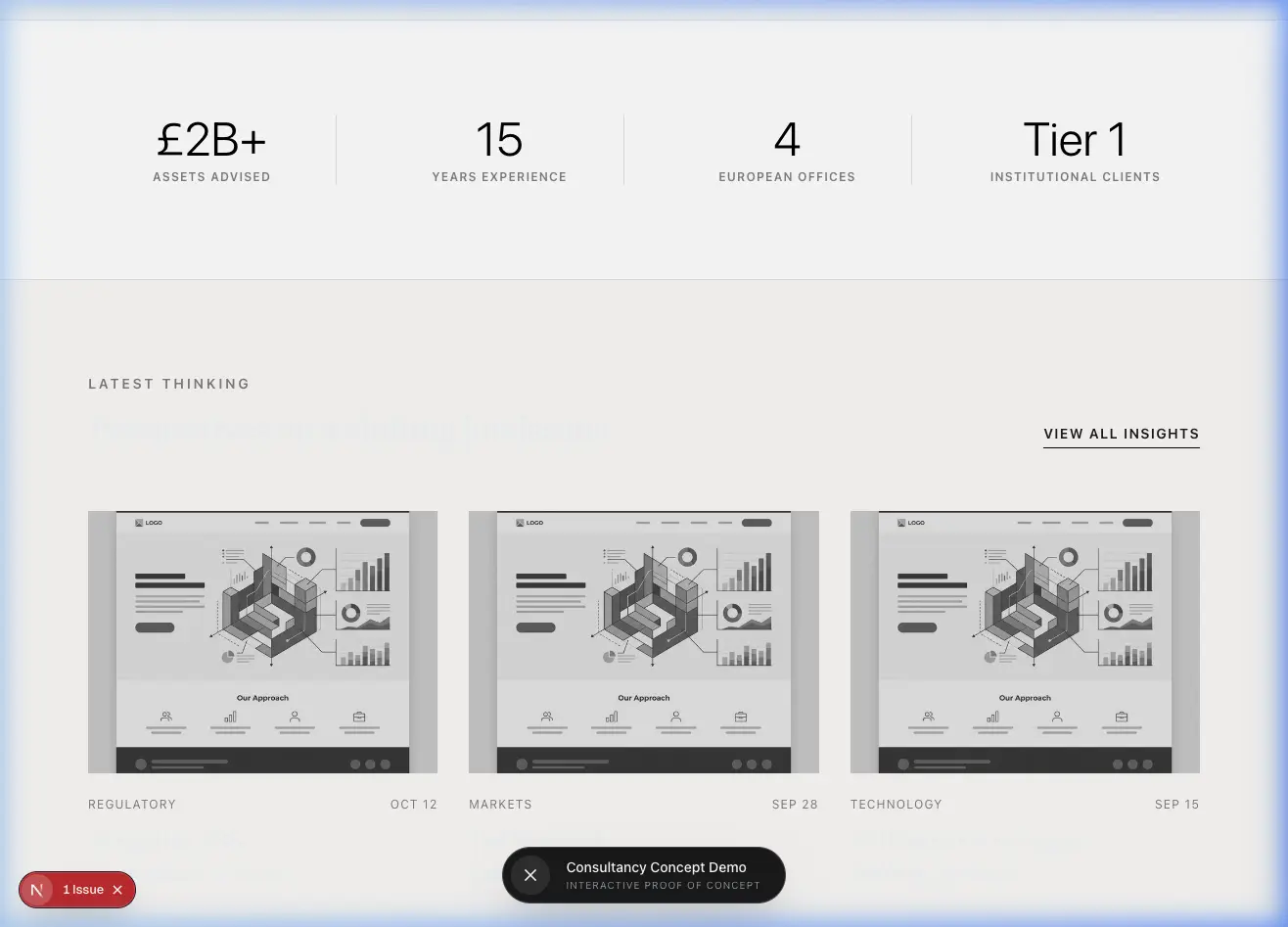 Consultancy Platform screenshot 2