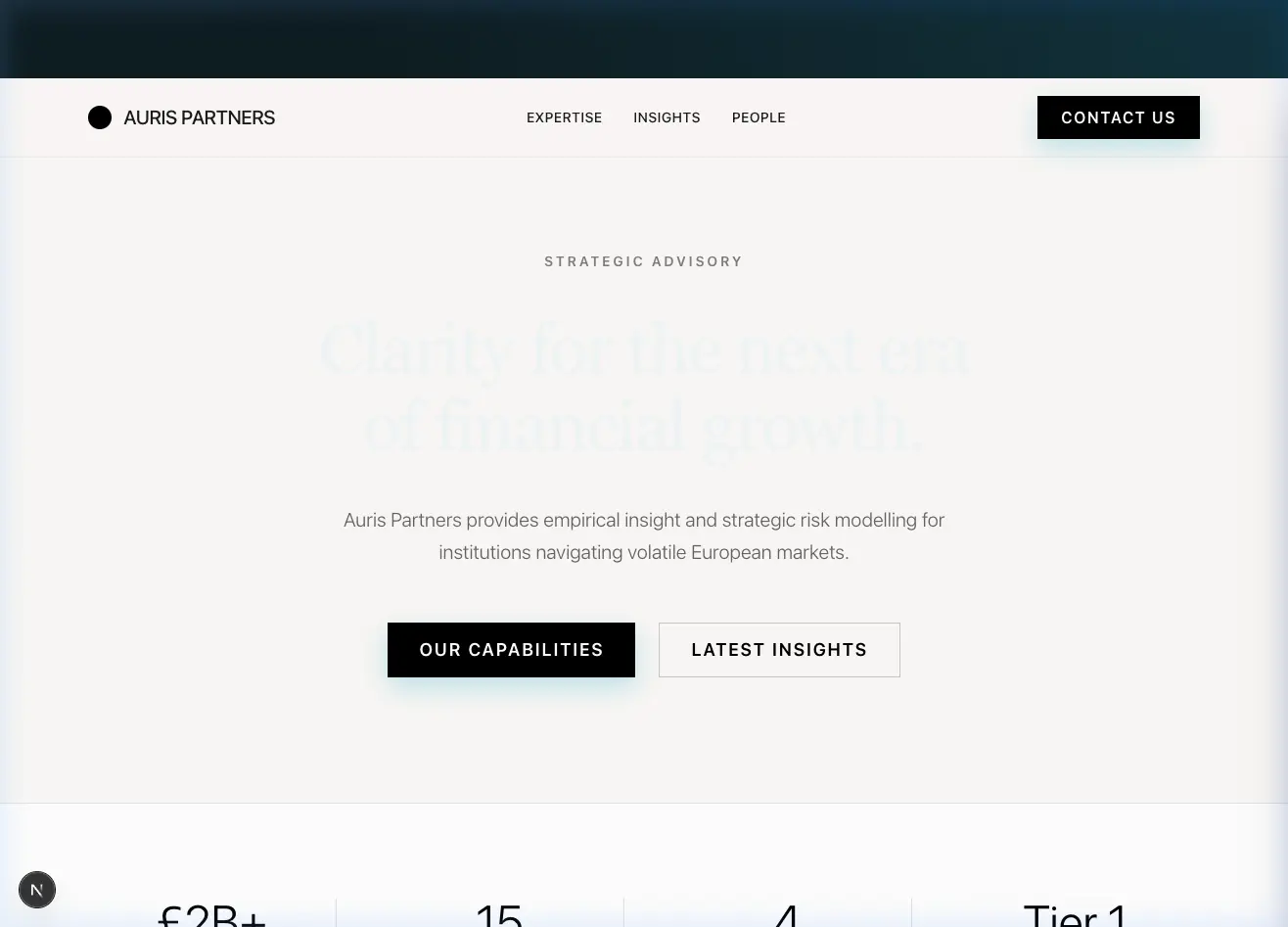 Consultancy Platform — Professional Services concept case study by Korbies
